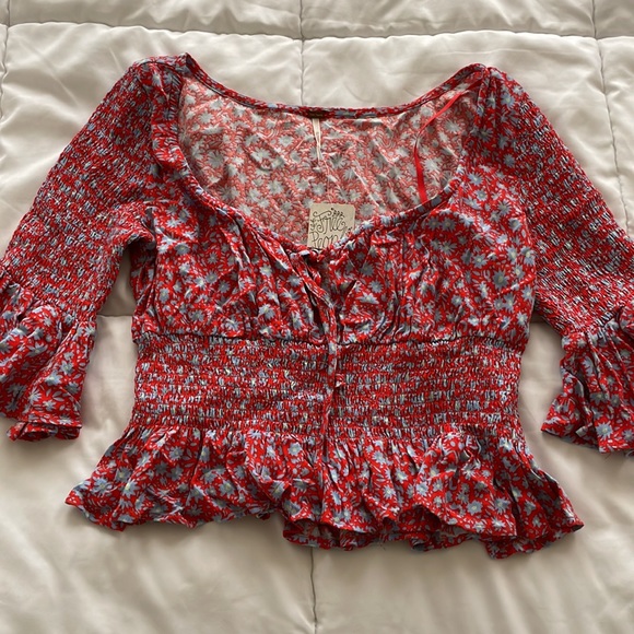 Free People Tops - Free People Smocked Top